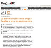 Página 12 - Nota a Lic. Claudia Messing